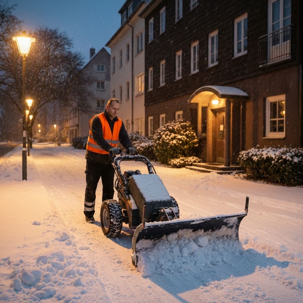 Winterdienst & Schneeräumung in Darmstadt zum Festpreis - Fein und Rein Darmstadt